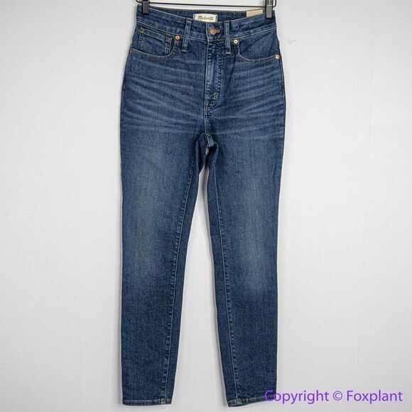 NEW Madewell Curvy High-Rise Skinny Jeans in‎ Lanette Wash, 27 - Picture 2 of 15